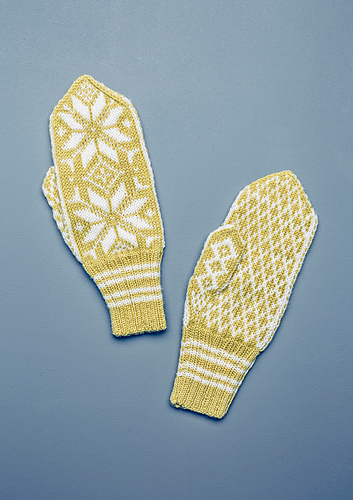 Tema42-25 Selbu votter - Sandnes Garn