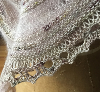 Ravelry: Merino & Mohair Shawl pattern by Sarah Punderson