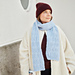 Grid scarf pattern