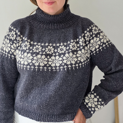 A Floral Affair pullover
