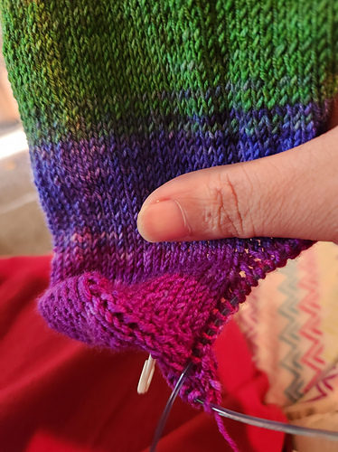 Finished my first pair of socks recently, and as is tradition, here's ...