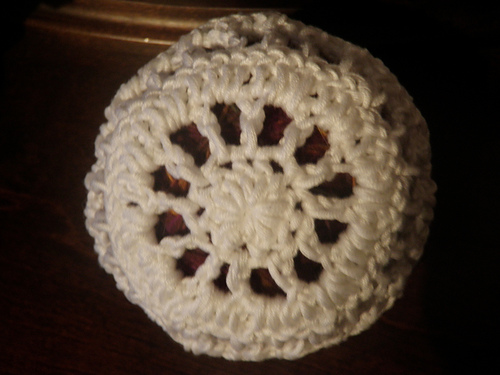 Lace and Stripes Hair Bun Cover photo 2