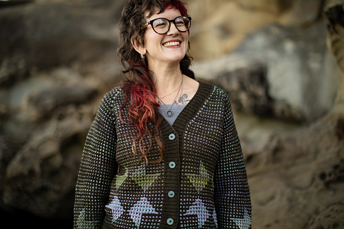 Paulie Cardigan - annamarkleart