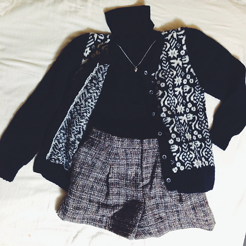 Birds and Pomegranates Cardigan 鳥とザクロのカーディガン 다른 모습 2