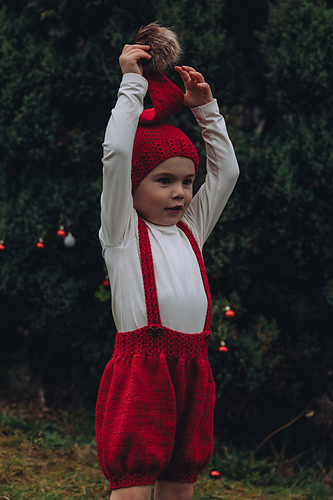 Småflettenisselue / Mock cable stocking hat - scandiknit
