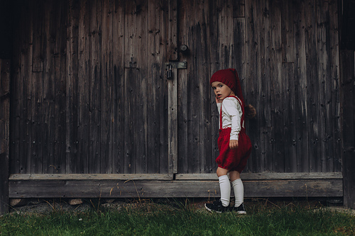 Småflettenisselue / Mock cable stocking hat - scandiknit