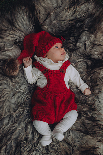 Småflettenisselue / Mock cable stocking hat - scandiknit