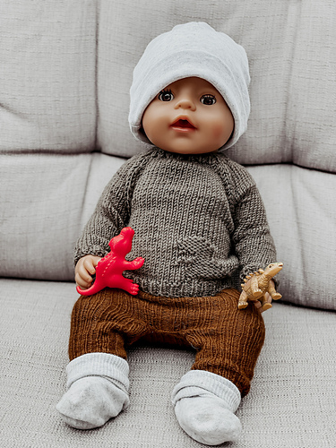 Dukkegull 5 - kul kid-utgave - scandiknit