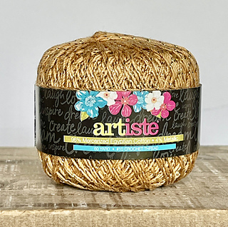 Ravelry: Artiste 96% Mercerized Egyptian Cotton 4% Metallic #10