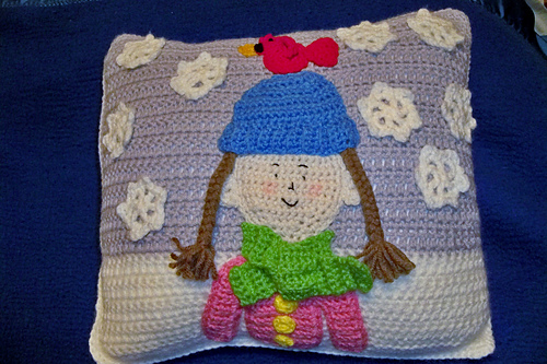 Ravelry: Snowy Day Pillow pattern by Michele Wilcox