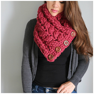 Ravelry: Caitlin's Cabled Cowl pattern by MJ's Off The Hook Designs