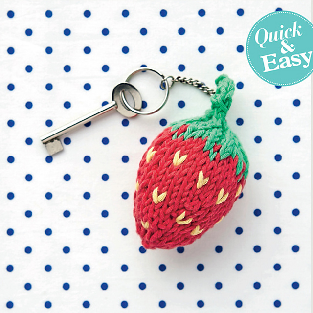 Strawberry Keyring