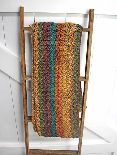Ravelry: Striped Tweed Scarf pattern by Heather Hamlin