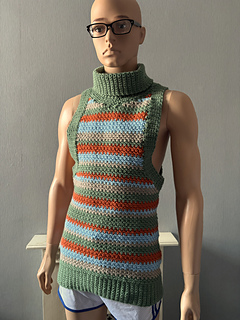 Ravelry: Chunky Hooded Muscle Top pattern by Seyhall Crochet Design