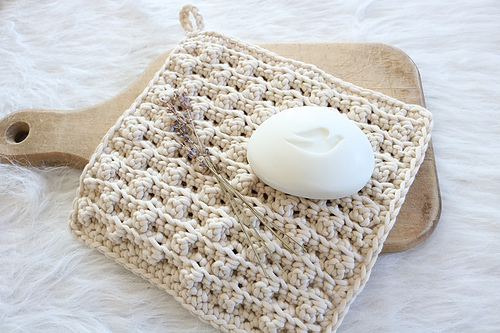 Snowy Suds Washcloth