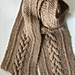 Cable Knit Scarf pattern 