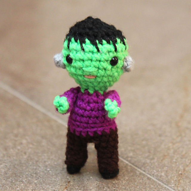 Frankie the small Frankenstein doll
