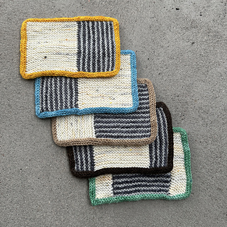 5 coaster set! Top to bottom: Style 1A, Style 1B, Style 2, Style 3, Style 4.