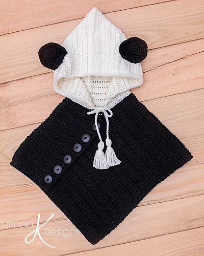 Panda Bear Poncho & Buddy photo 4