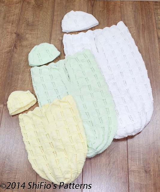 Ravelry: Baby Cuddle Sac Cocoon #133 pattern by ShiFio's Patterns