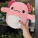 Archie the Axolotl pattern 