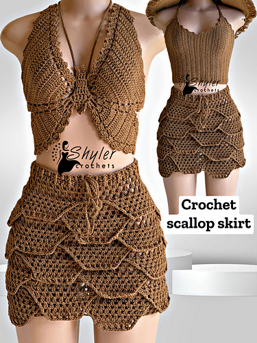 Scallop skirt