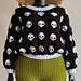 Ghostober halloween sweater pattern