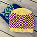 Mósaík húfa pattern 