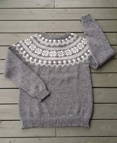 Slalåm/Senje Genser - siljestrikker