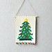 Vintage Christmas Tree Tapestry pattern 