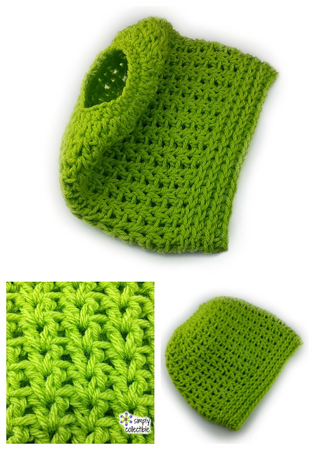 Easy Peasy Messy Bun Hat pattern by 