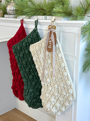 Jumbo Puff Stitch Stocking 116 photo 6