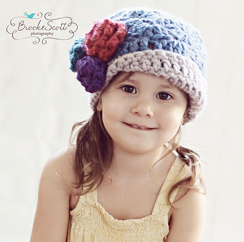 Shell Stitch Flapper Hat 013 photo 4