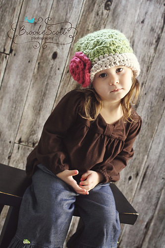 Shell Stitch Flapper Hat 013 photo 5