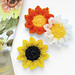 Daisy Dish Scrubby 127 pattern 