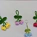 Lily of the valley keychain pattern 