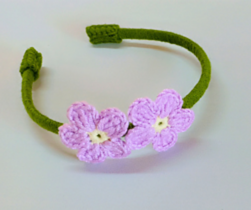 lavender hairband