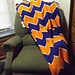 Front Loop Single Crochet Ripple Afghan pattern 