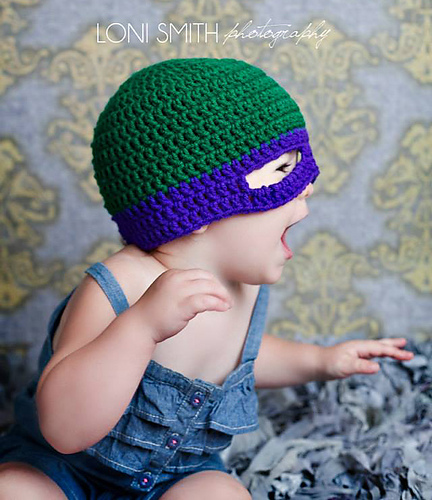 Baby Teenage Mutant Ninja Turtles TMNT Lue - 5 Størrelser - Sissy Johnson