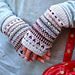 Day Trip Mitts and Vintage Stripes Mitts pattern 