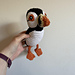 Luca the Puffin pattern 