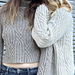 Space Between sweater pattern 