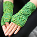 Vine Leaf Wrist Warmers pattern 