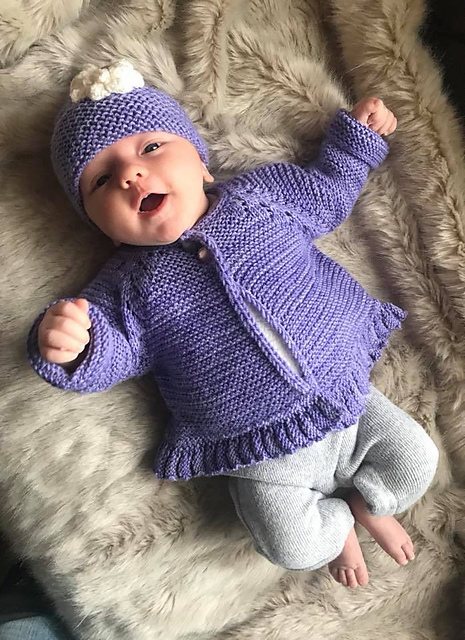 norwegian fir top down cardigan