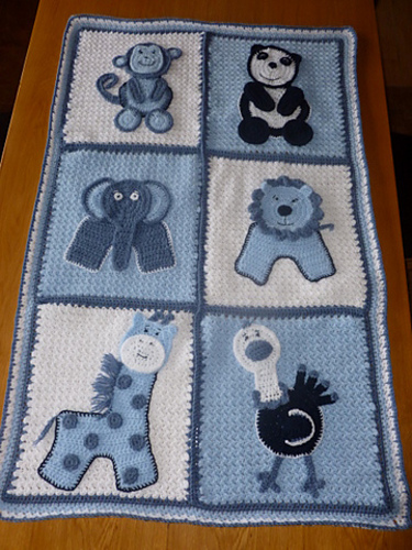 Zoo Blanket Base (not including appliques) photo 5