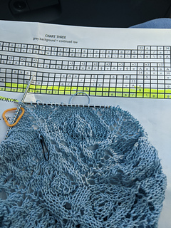 070321. You can see the pattern in the knitting and in the chart.