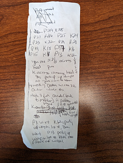 Early notes...