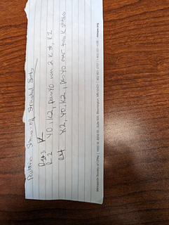 Early notes...