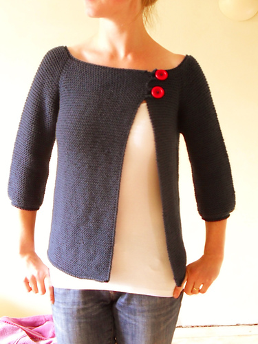 Garter Stitch Swingy Sweater photo 2