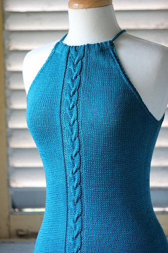 Cabled Summer Halter photo 3